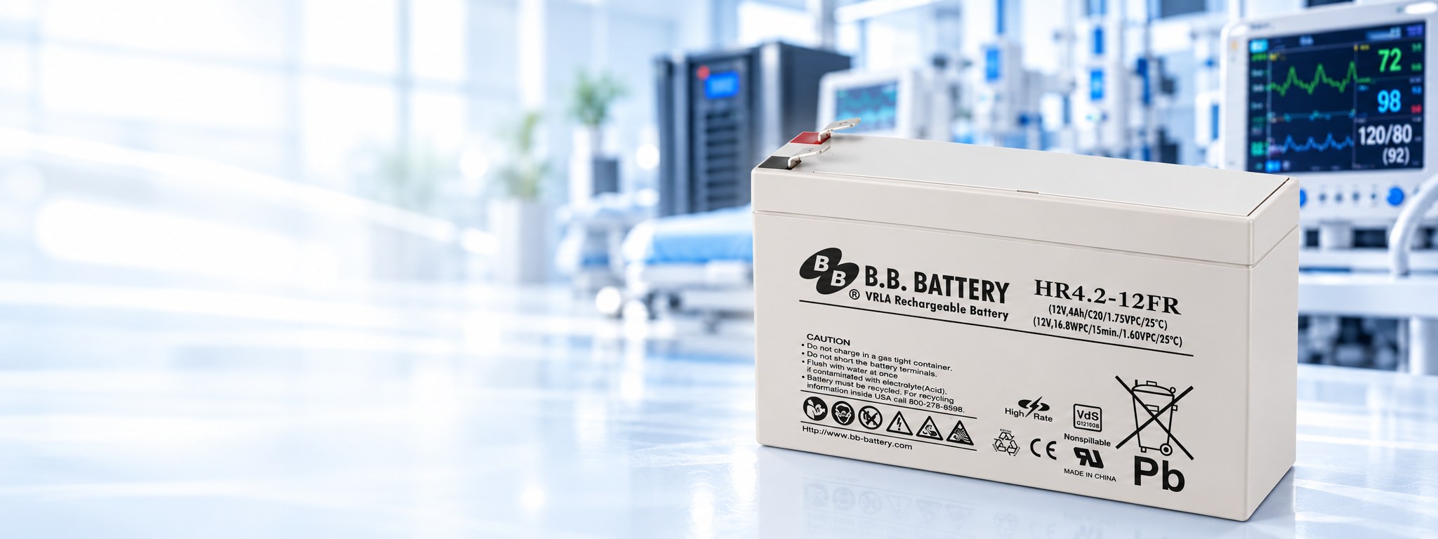 B.B. Battery HR4.2-12FR Panasonic uyumlu akü masaüstü kampanyası
