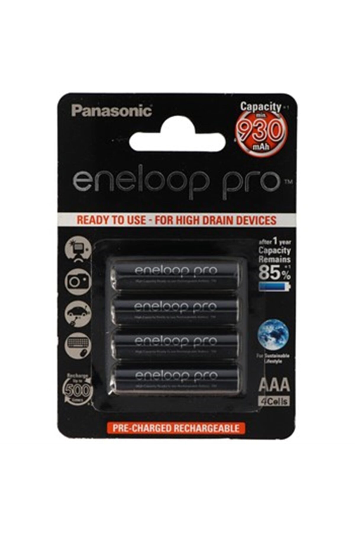 Eneloop Pro Mikro Aaa Lr03 Bk-4hcce / 4be Ve Accucell Akkubox Aaa