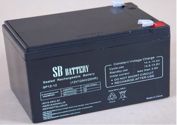 Sb SP12-12 model 12V 12Ah Akü