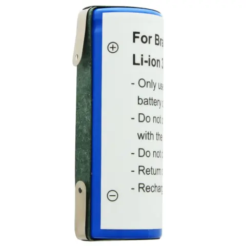 Tıraş Makinesi İçin Pil, Braun 5671, 5673, Philips Nerelco 8892XL 3.7 volt 1600mAh, 50 x 18.50 x 18.20mm için uygun
