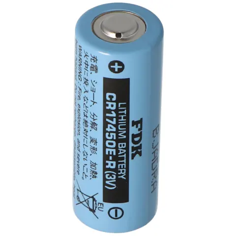 Lehim etiketi olmadan Sanyo lityum pil CR17450E-R Boyut A Standart
