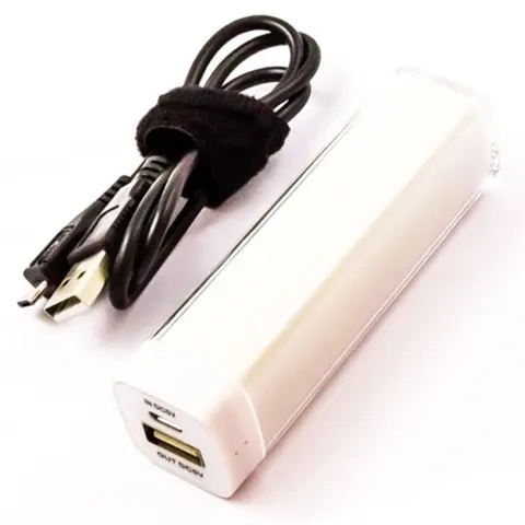 AccuCell 2200 mAh Beyaz Powerbank Taşınabilir Şarj Cihazı