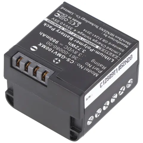 Garmin VIRB XE pil 010-12256-01, 361-00080-00, GMICP902624 için uygun pil
