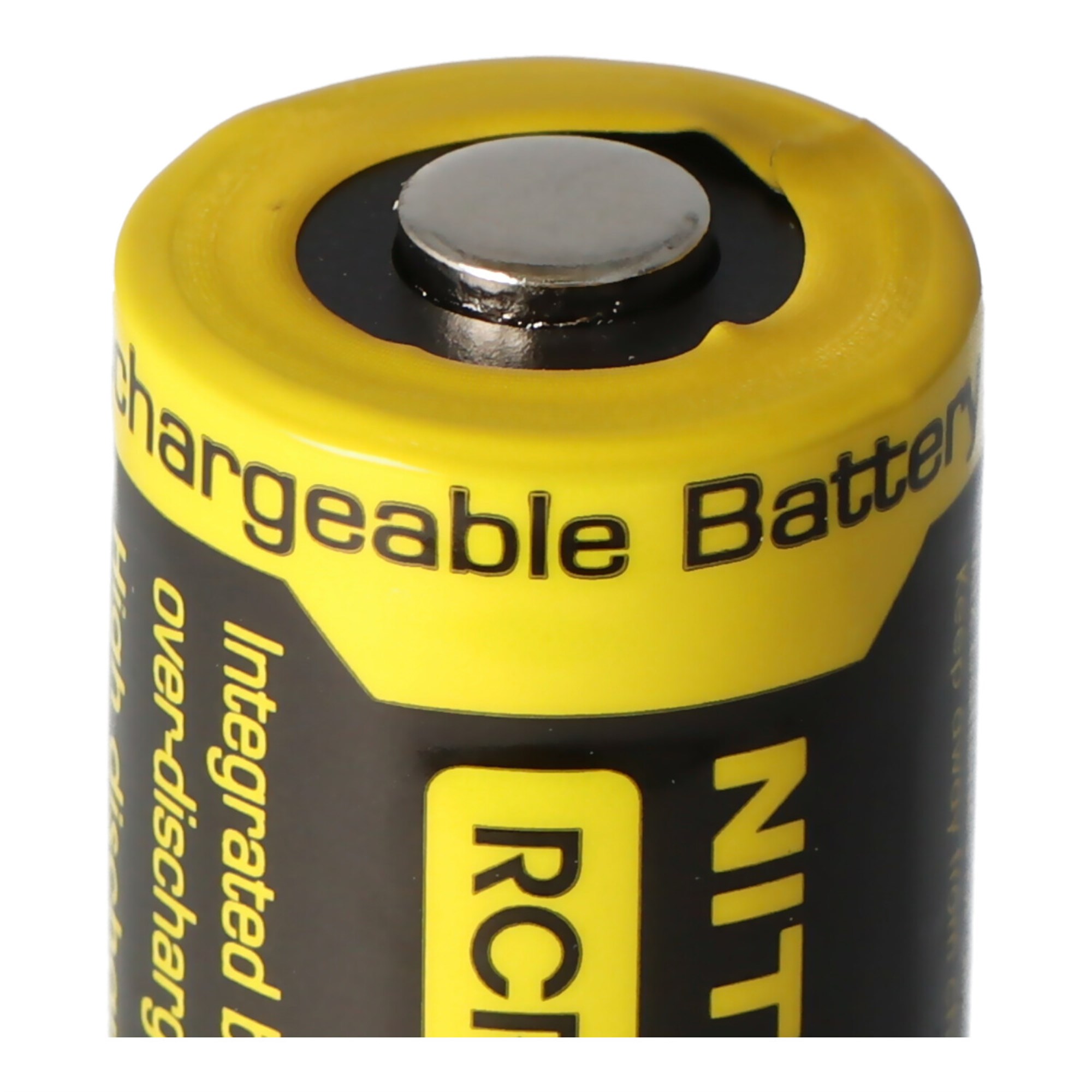 CR123A NiteCore 16340 Li-ion pil 2/3A hücre, 3.7 volt lambalar için 650mAh