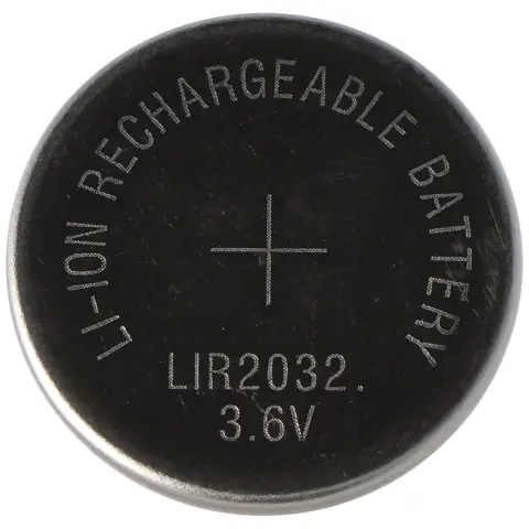 LIR2032 Li-Ion pil 3.6V pil LIR 2032, 3,2 x 20 mm