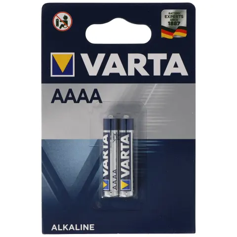 Varta 4061 Electronics AAAA pil 88422, ürün no.: 04061101402, yaklaşık 41,5x8,3 mm