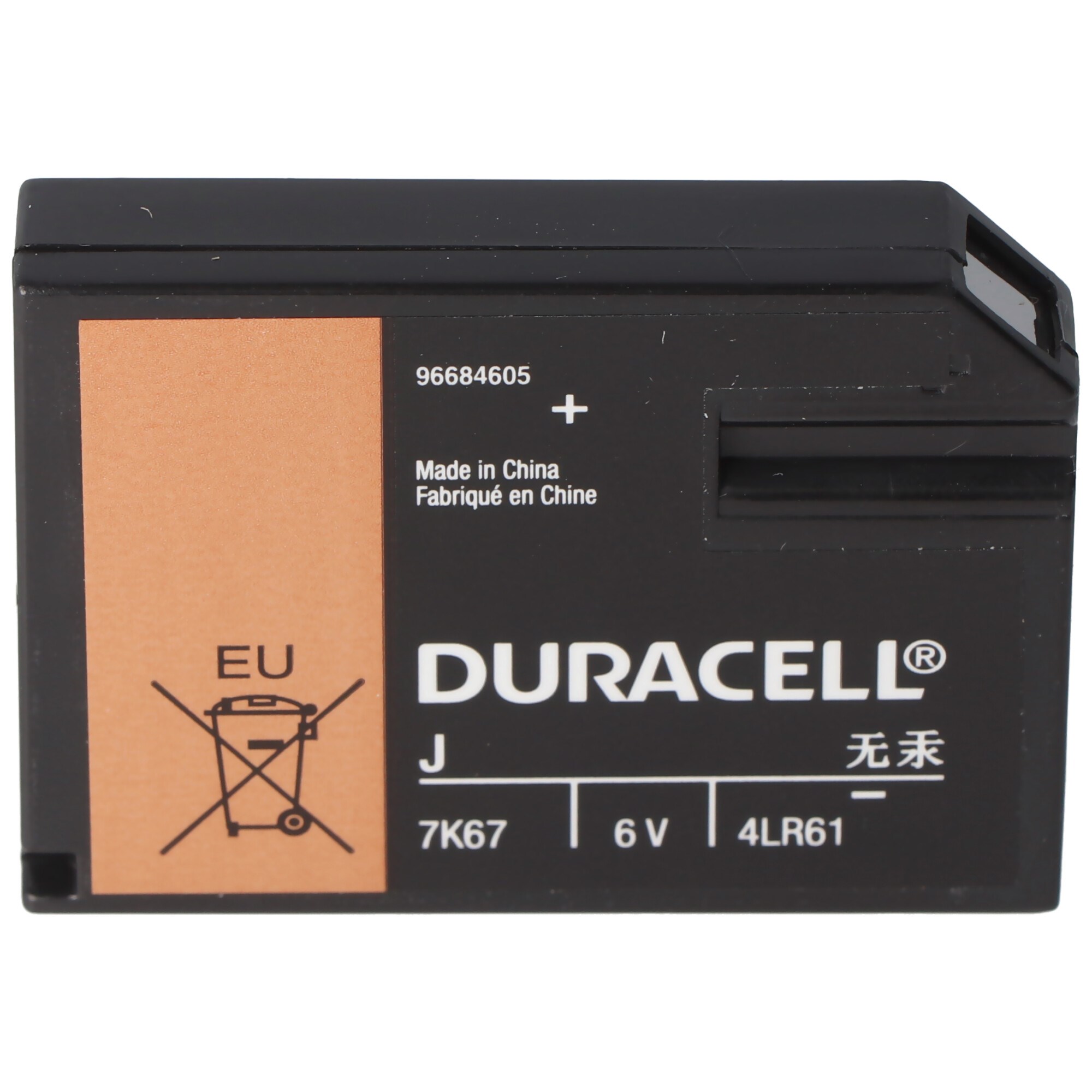 Duracell 7K67 pil düz paketi 4LR61 alkalin pil 6 volt, V4918, V4018