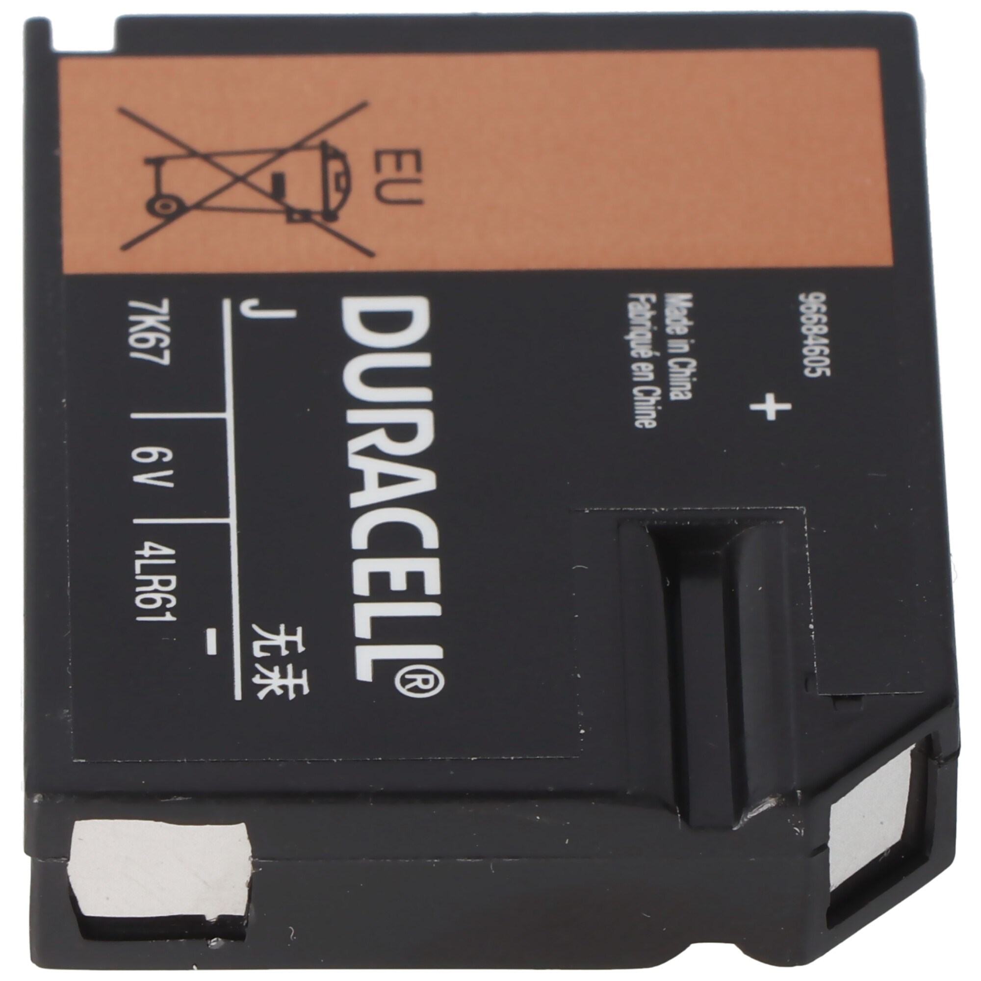 Duracell 7K67 pil düz paketi 4LR61 alkalin pil 6 volt, V4918, V4018