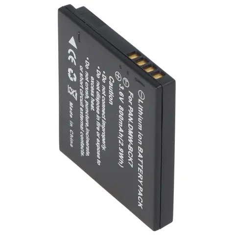 Panasonic DMW-BCK7 pil ACD-341, DMW-BCK7GK, NCA-YN101G, SDBCK7, DMW-BCK7, DMW-BCK7PP, NCA-YN101H, DMW-BCK7E, N için uygun pil