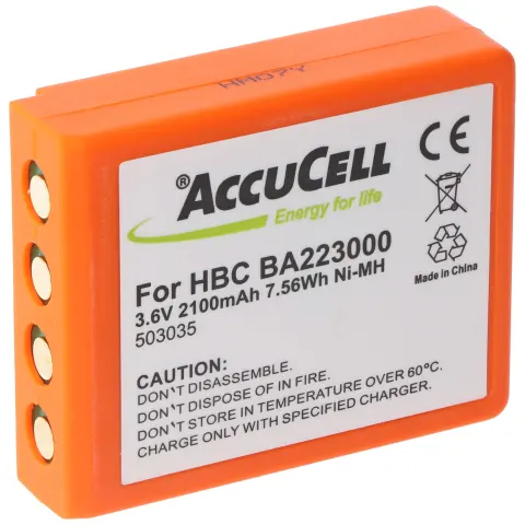 AccuCell'den HBC vinç kontrolü için uygun HBC BA223000, BA223031, BA223030 pil