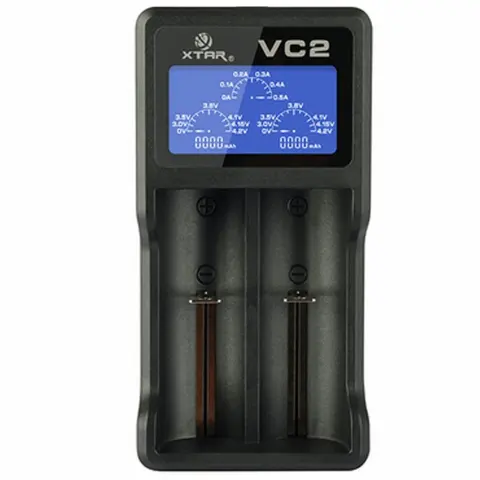 Xtar 0.5Ah  Led Ekranlı 2 yuvalı USB Pil Şarj Cihazı