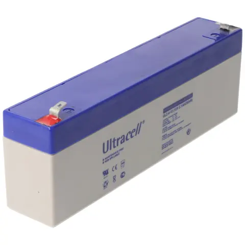 Ultracell UL2.4-12 kurşun-asit batarya 12 volt Nominal 2,4Ah Rated 2.1 Ah