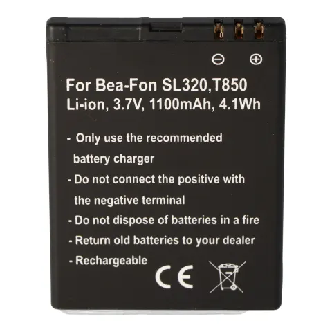Bea-Fon SL320 pil T850, DRTEL-4D-01, Olympia Brio için uygun pil