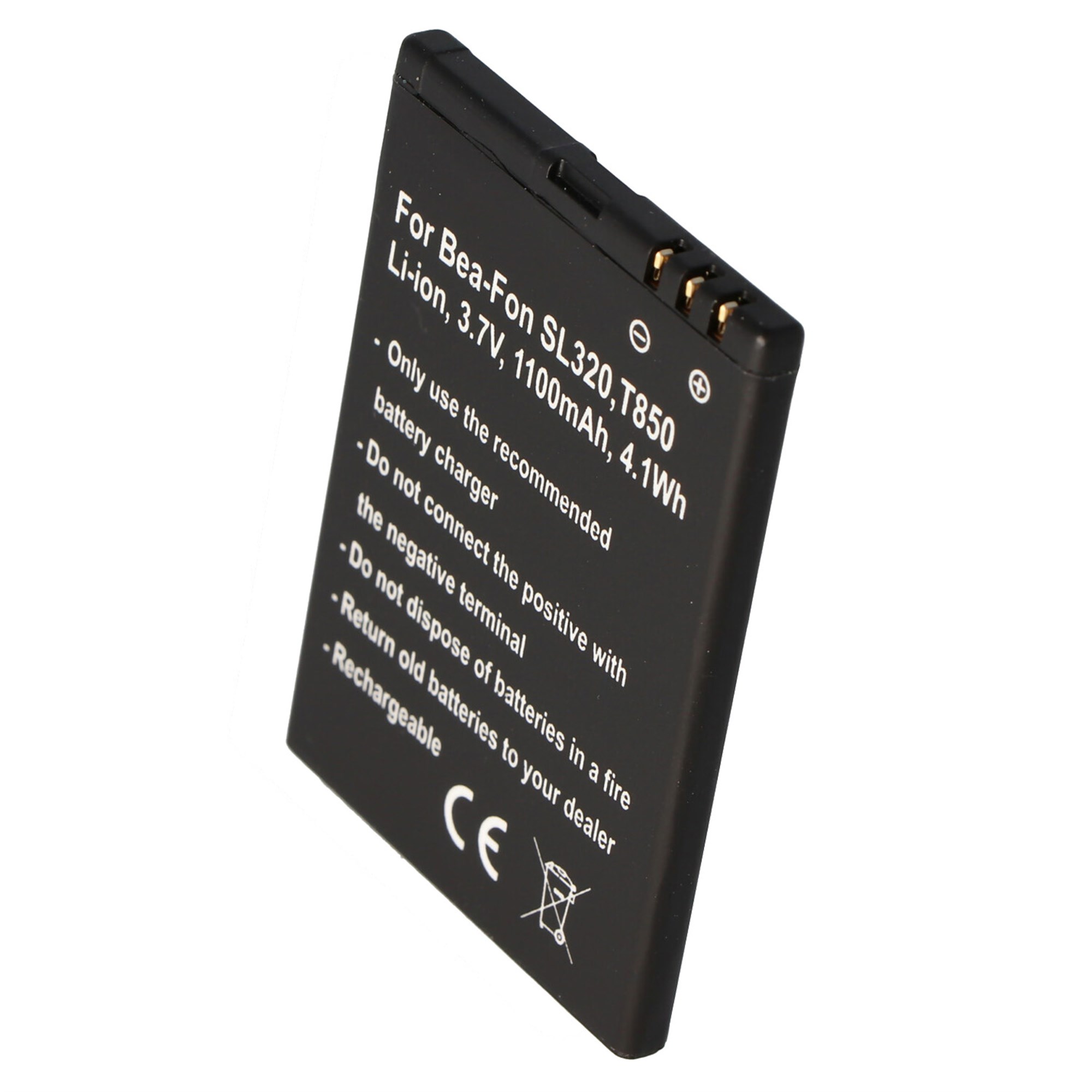 Bea-Fon SL320 pil T850, DRTEL-4D-01, Olympia Brio için uygun pil