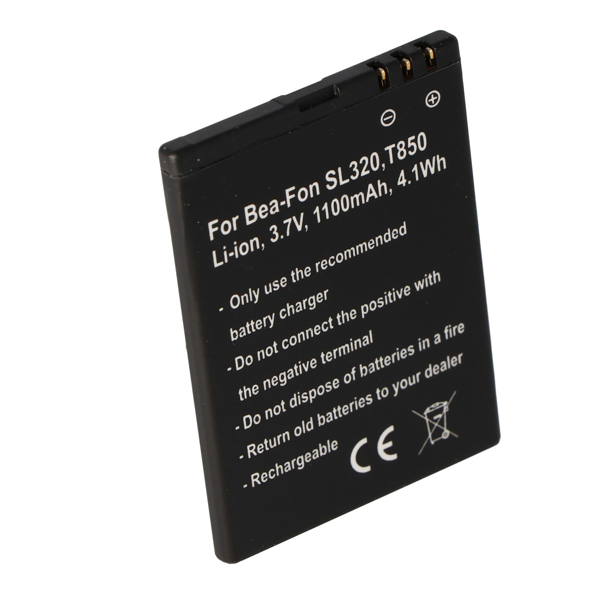 Bea-Fon SL320 pil T850, DRTEL-4D-01, Olympia Brio için uygun pil