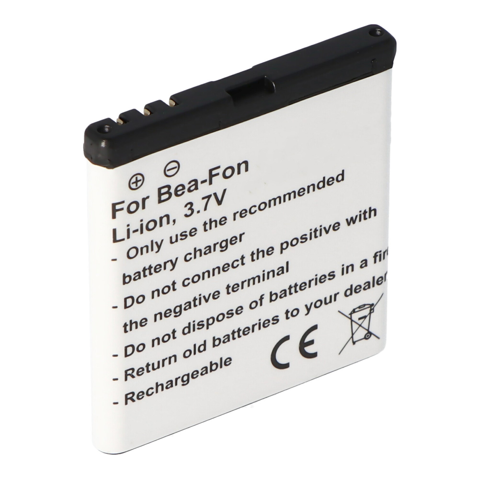 Bea-Fon SL470 pil SL570 3.6-3.7V 1000-1250mAh maks. 4,6Wh