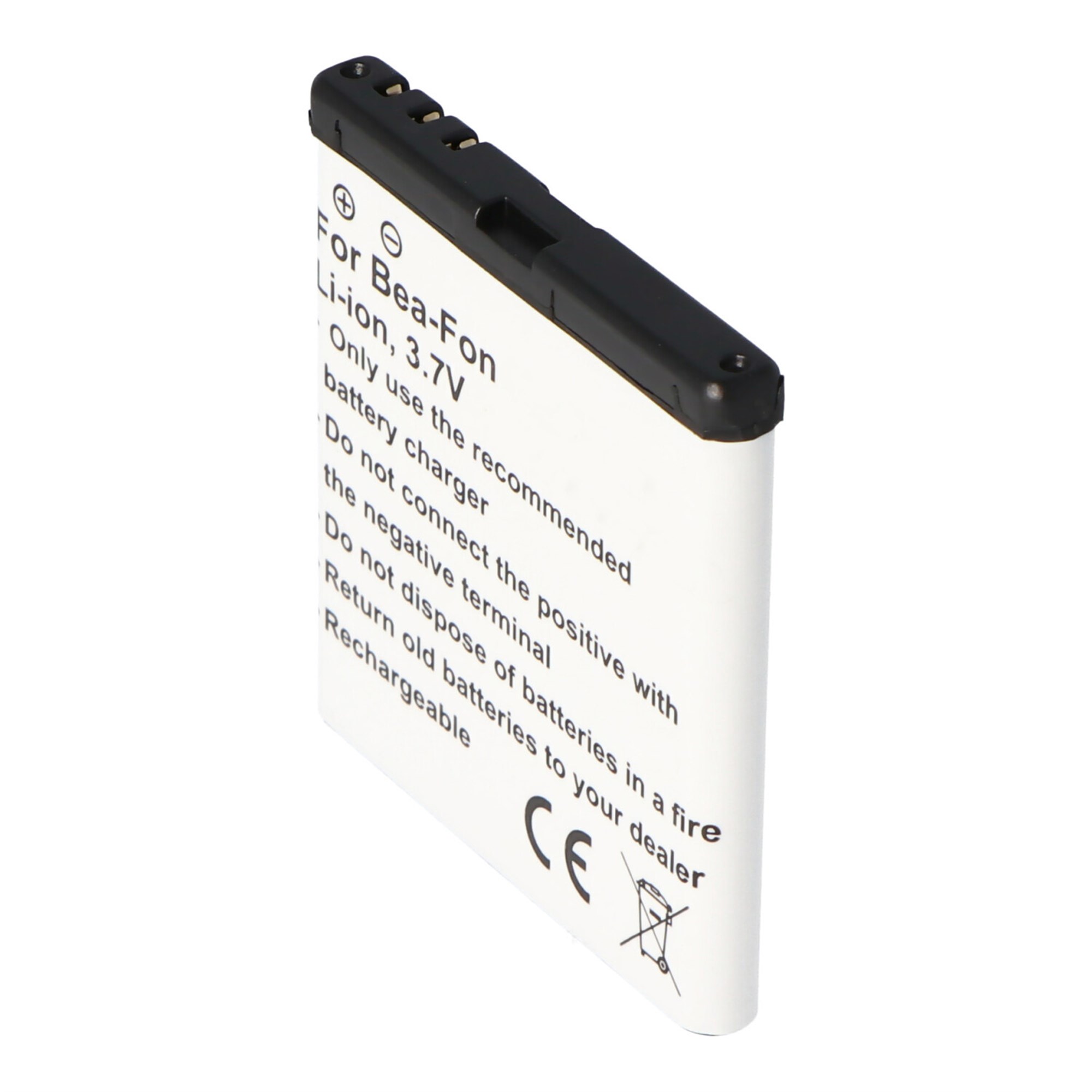 Bea-Fon SL470 pil SL570 3.6-3.7V 1000-1250mAh maks. 4,6Wh