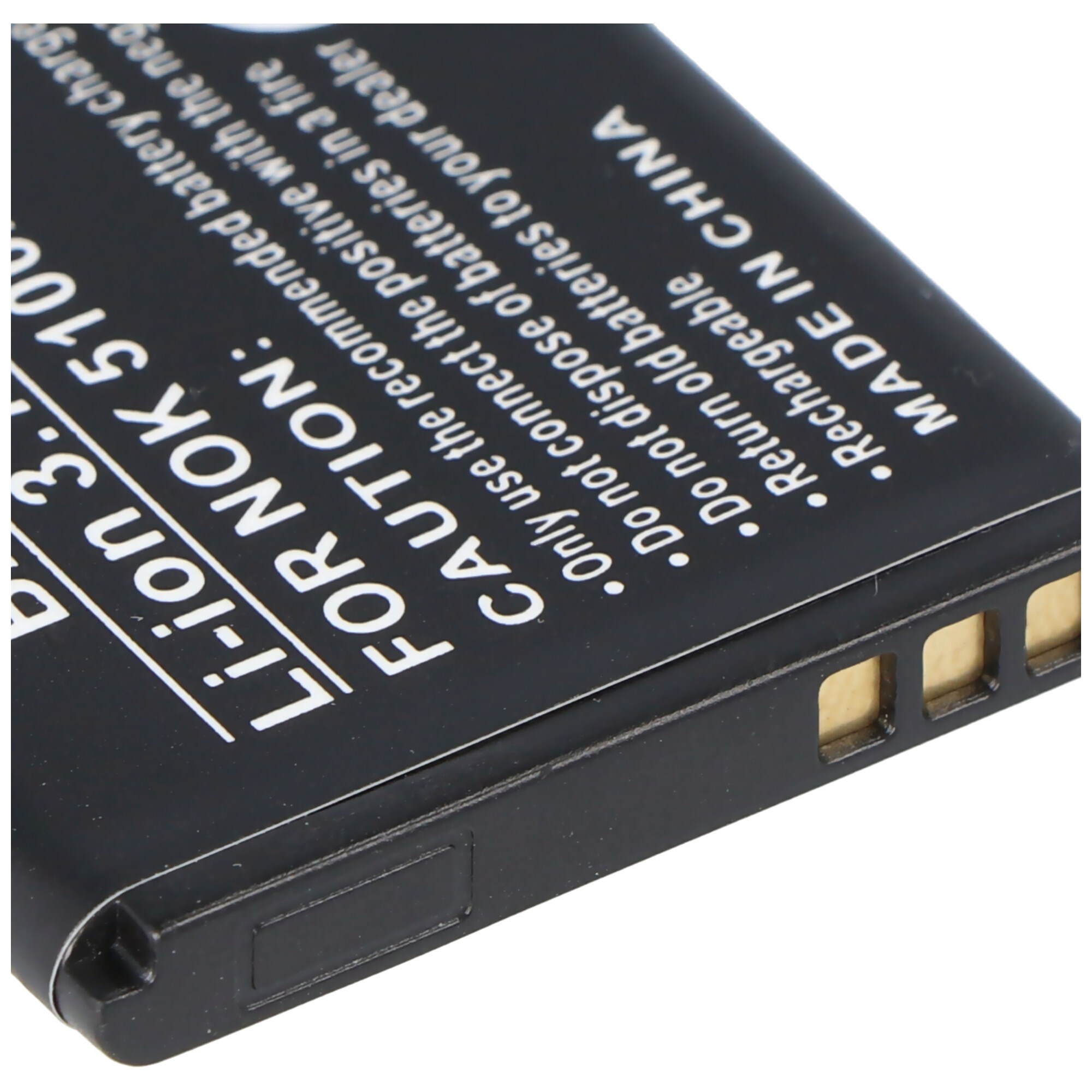 3.7 volt ve 900mAh Nokia BL-4C için uygun batarya