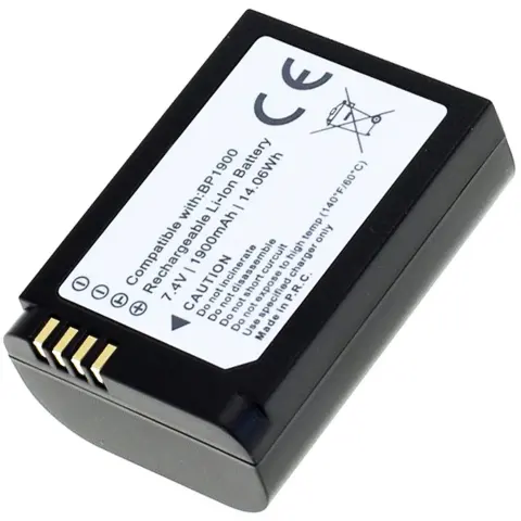 1900mAh ile Samsung NX1 pil BP1900 için uygun AccuCell pil