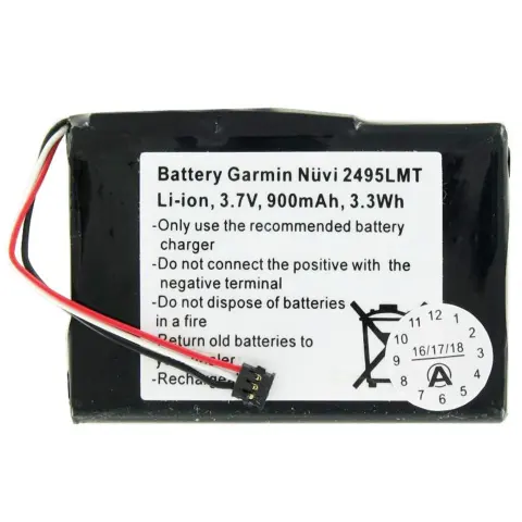 Garmin Nuvi 2405 pil için uygun AccuCell pil 361-00035-03
