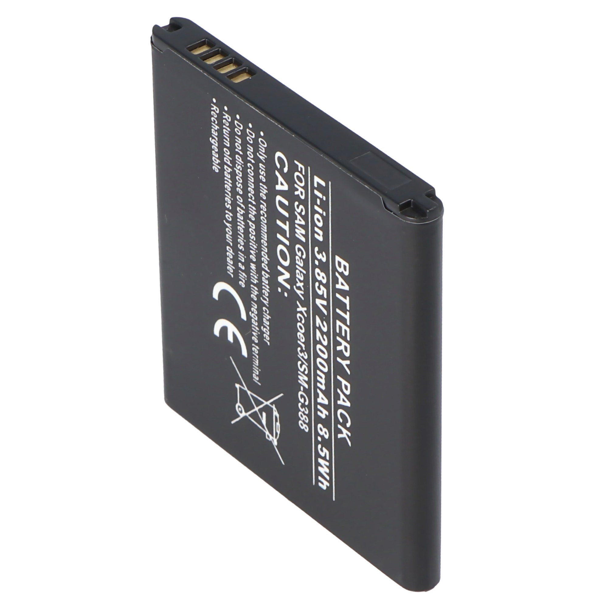 Samsung Galaxy Xcover 3, SM-G388, EB-BG388BBE, 2200mAh için uygun pil