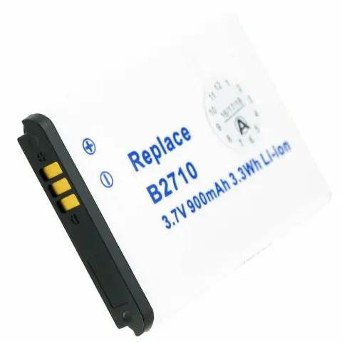 AccuCell pil yalnızca Samsung GT-B2710, AB803446BU için uygundur, not boyutları 49,4 x 34,0 x 5,8 mm