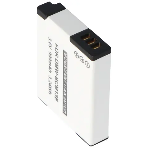 AcasonCell'den DMW-BCM13 kalite pil Panasonic DMW-BCM13E pil 3.7V, son şarj gerilimi maks. 4.2 volt