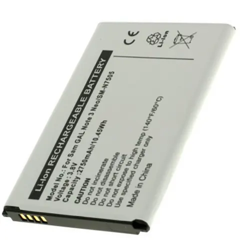 AccuCell'den yedek pil olarak Samsung SM-N7505 pil Galaxy Note 3 Neo