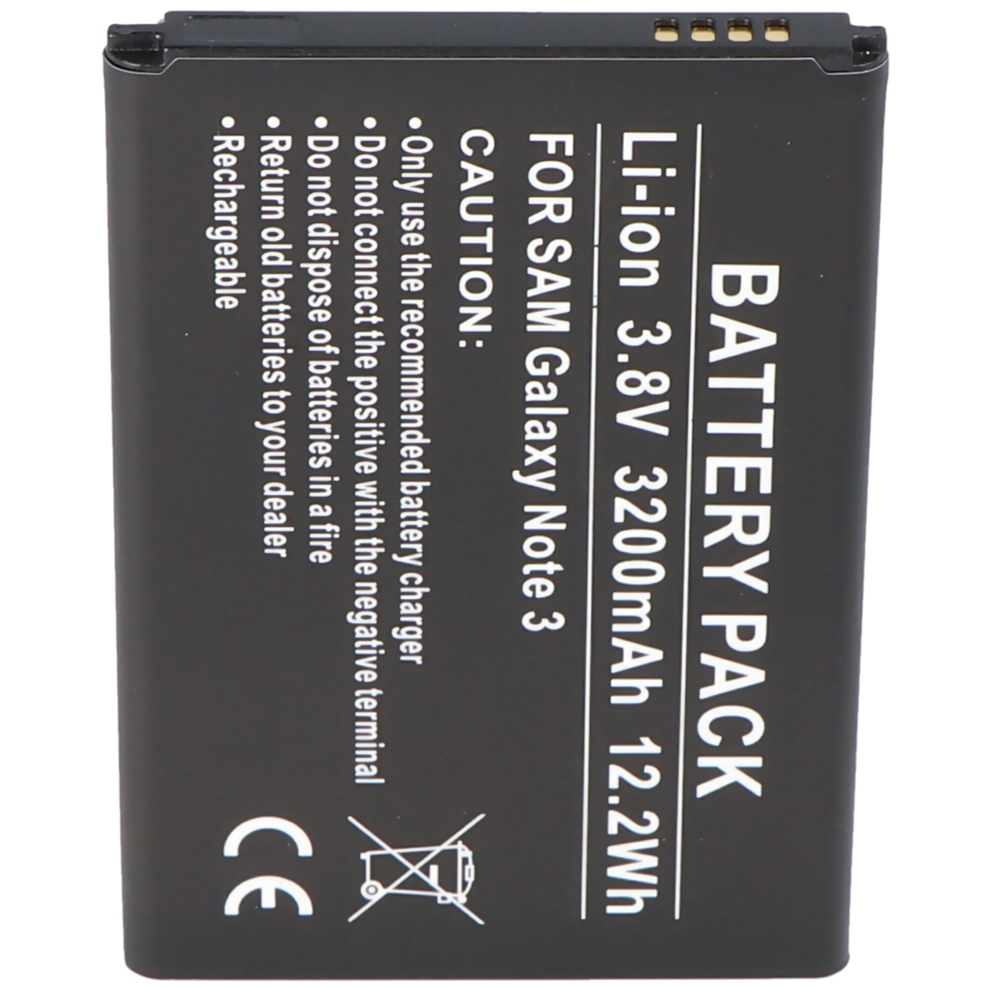 Samsung Galaxy Note 3, Galaxy Note III, B800BE, B800BU yedek pil 3200mAh