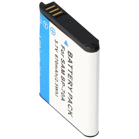 Samsung BP-70A, BP70A, AQ100, ES65 için uygun AccuCell pil