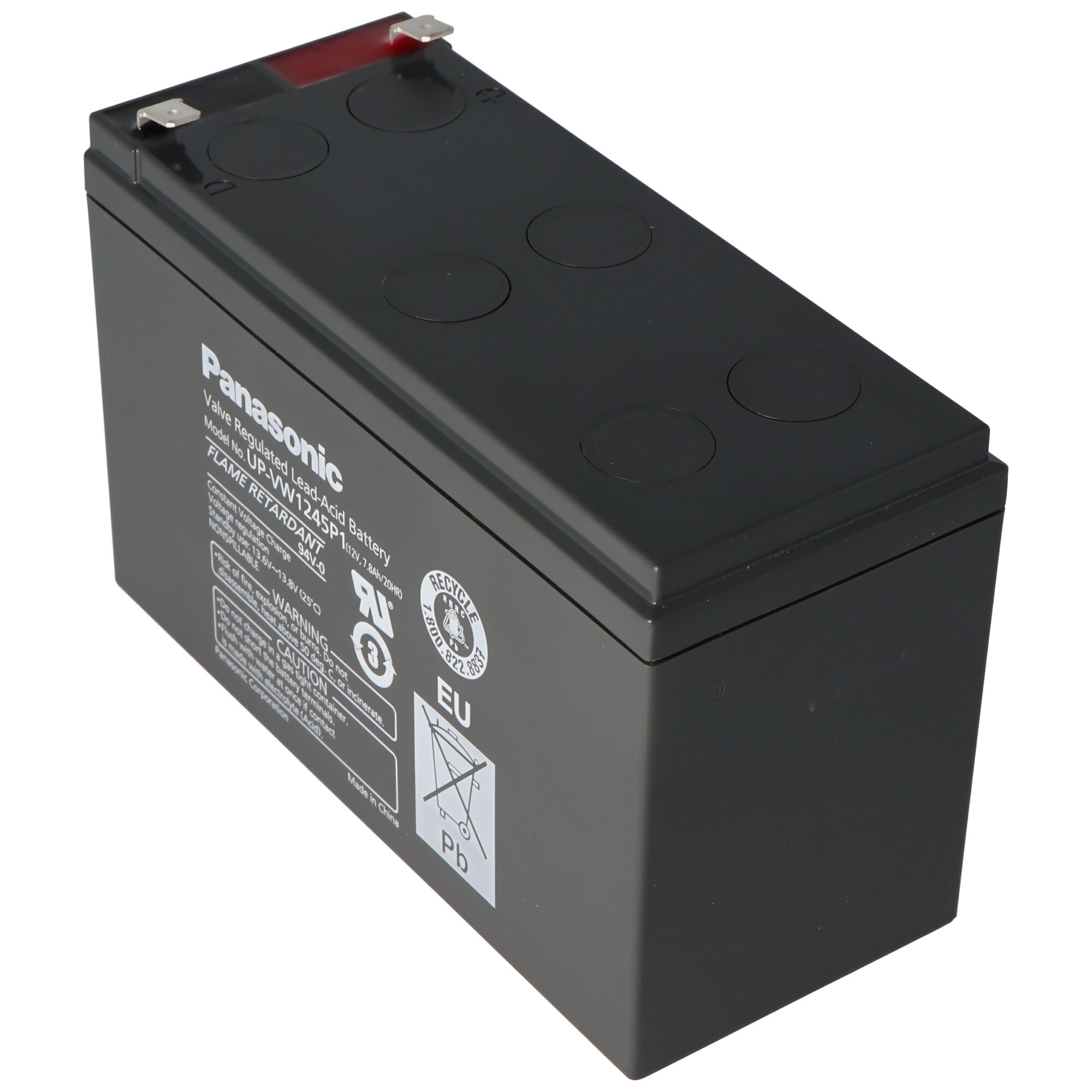 Panasonic UP-RW1245P1 pil PB 12Volt 7,8Ah, 9Ah, LC-R129P1, LC-R129CH1 (önceden 9Ah, şimdi 7,8Ah) YENİ şimdi UP-VWA1245P1