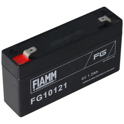 Fiamm FG10121 kurşun jel akü 6 volt, 1,2 Ah