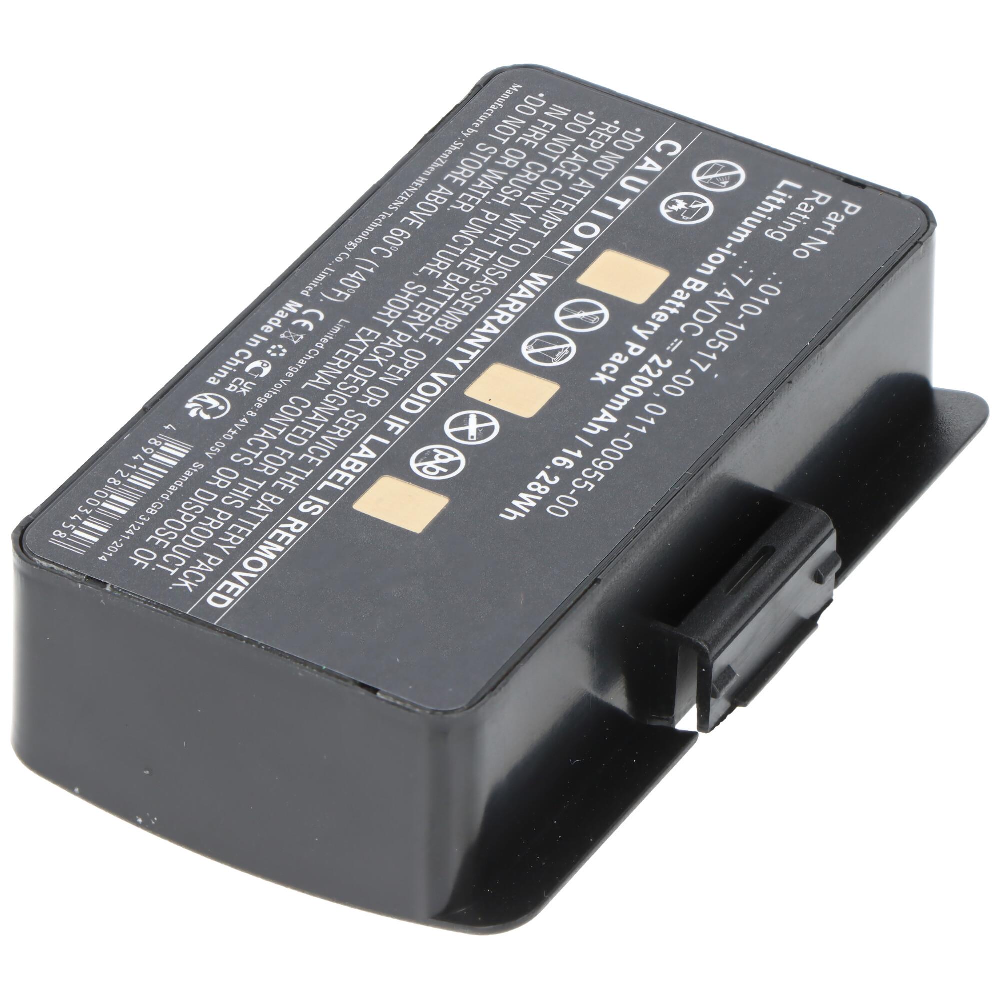 Garmin GPSMAP 276, 1250mAh için uygun AccuCell pil