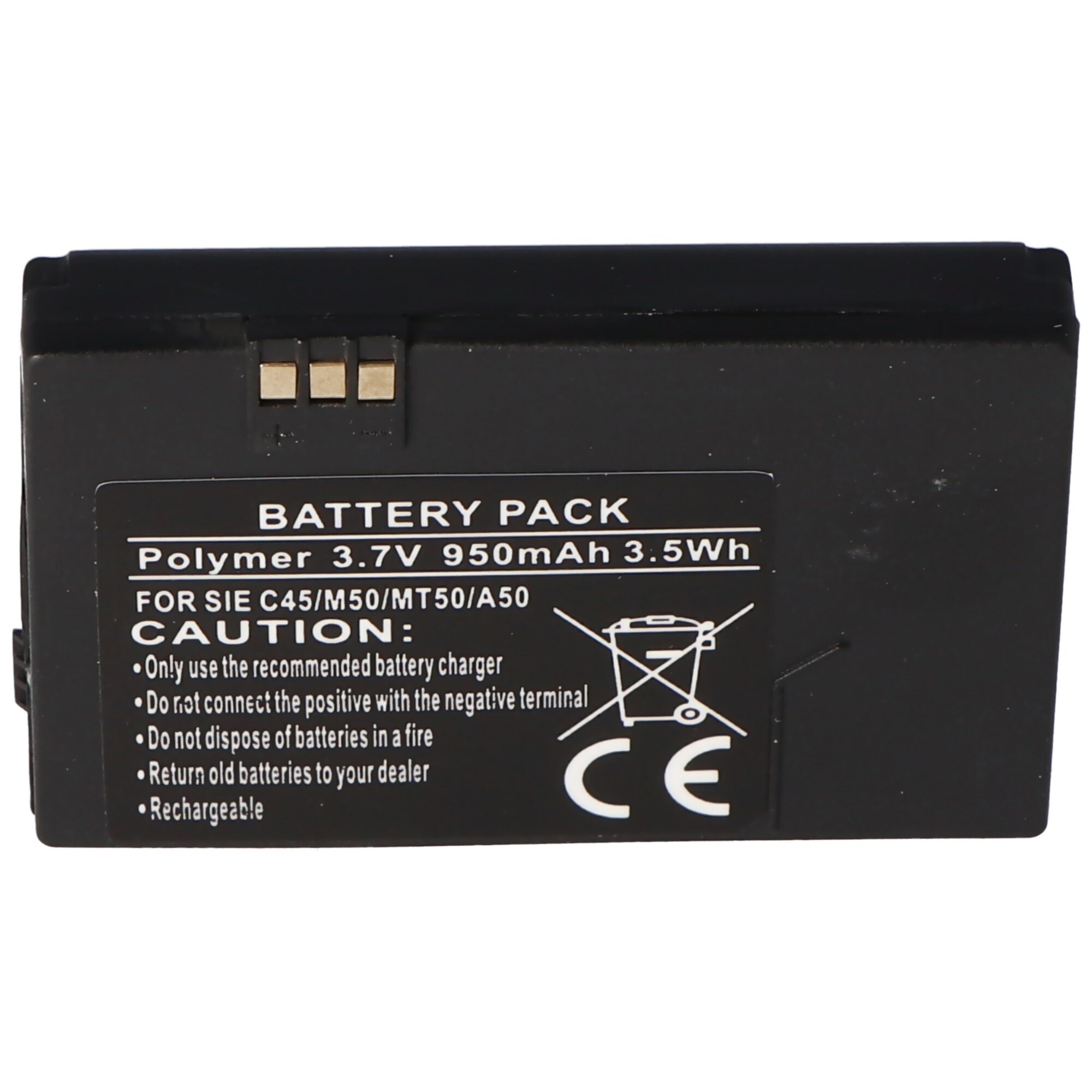 Siemens A50, C45, M50, MT50 için uygun AccuCell pil