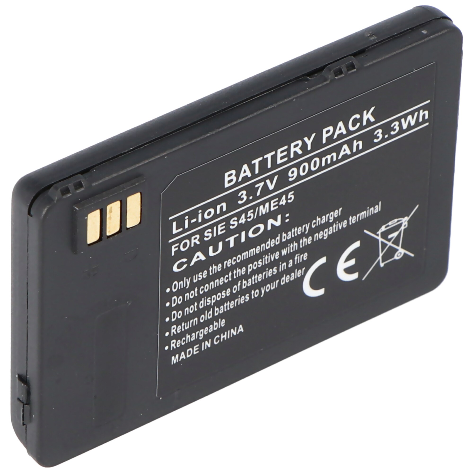 Siemens S45, S45i, M45 pil L36880-N4501-A100, 900mAh için uygun AccuCell pil