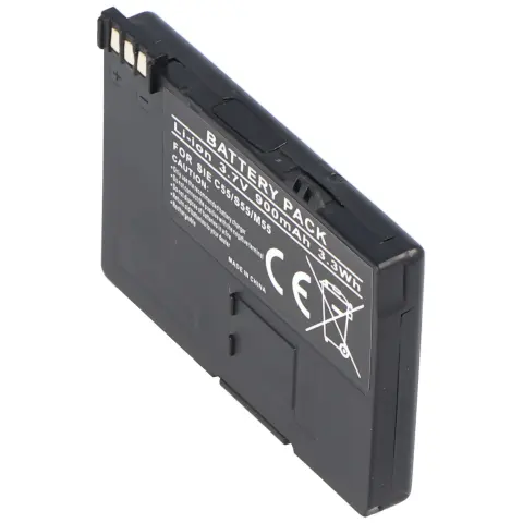 Siemens C55, C60, S55, M55, A52, A55 için uygun AccuCell pil