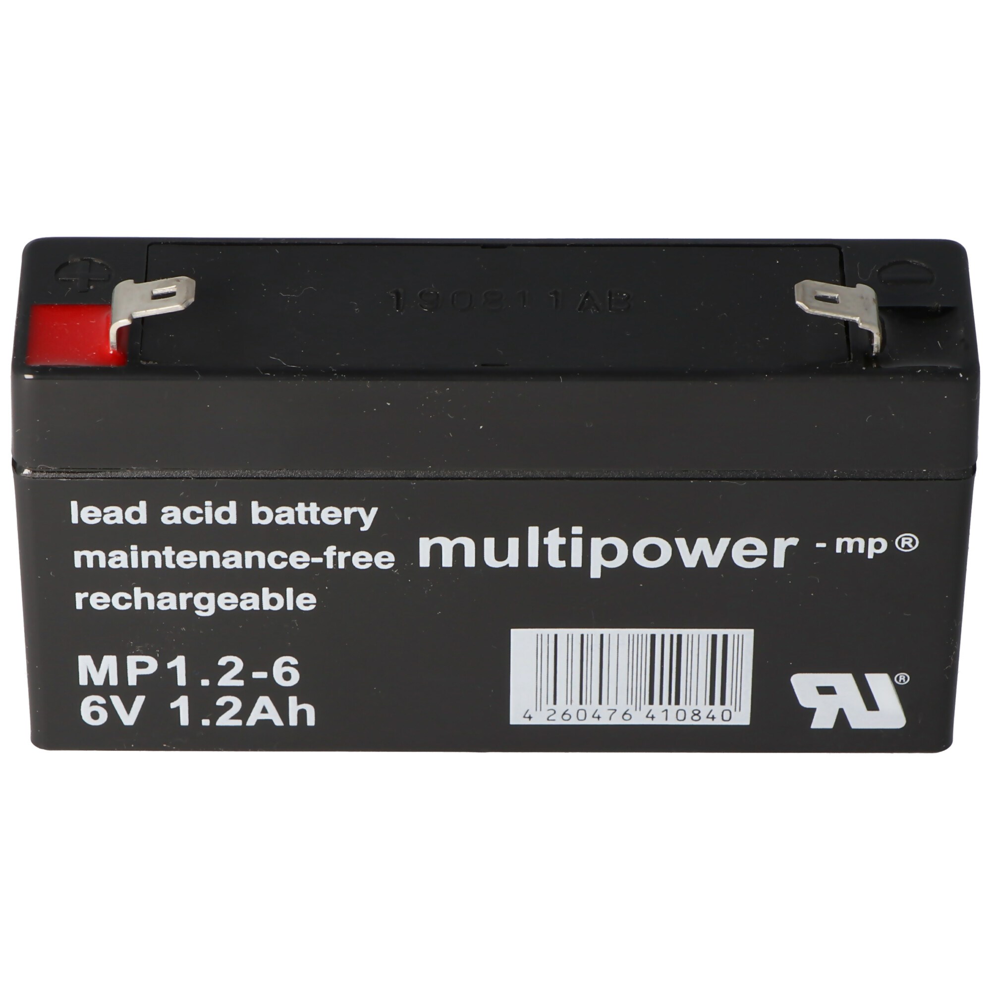 Çok güçlü MP1.2-6 pil PB kablosu, 6 volt 1200mAh, bağlantı 4.8