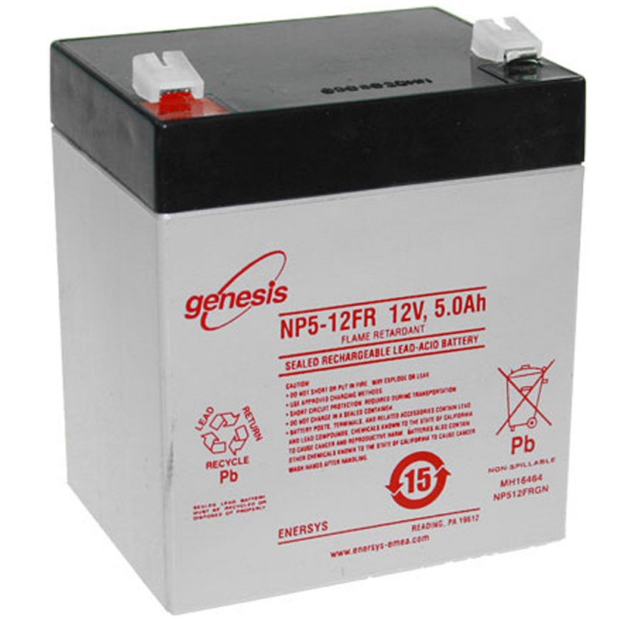 Hawker Enersys Genesis NP5-12 akü kablosu PB 12Volt 5Ah
