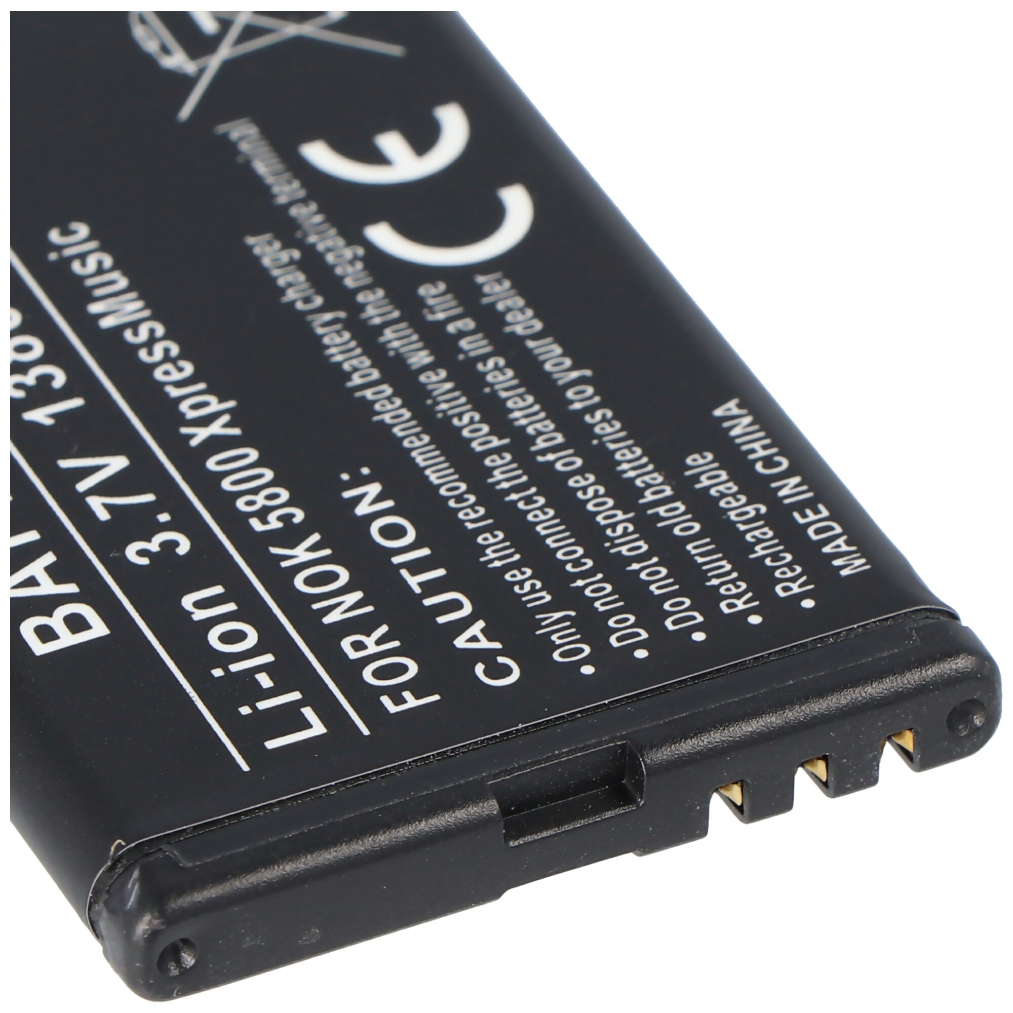1380mAh ile Nokia Lumia 520 batarya BL-5J için uygun batarya