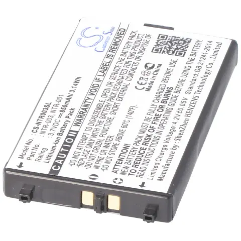 Nintendo DS NTR-003, NTR-001 için uygun AccuCell pil