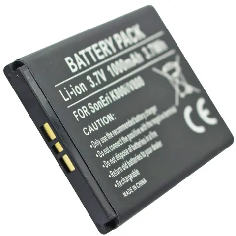 1000mAh ile Sony BST-33 pil için uygun AccuCell pil