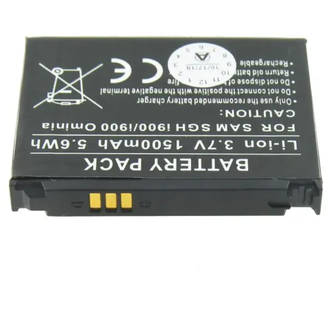 Samsung SGH-i900, -i900 Omnia, AB6538 için uygun AccuCell pil