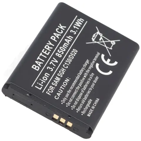 Samsung SGH-X200, BST3108BEC / STD için uygun AccuCell pil