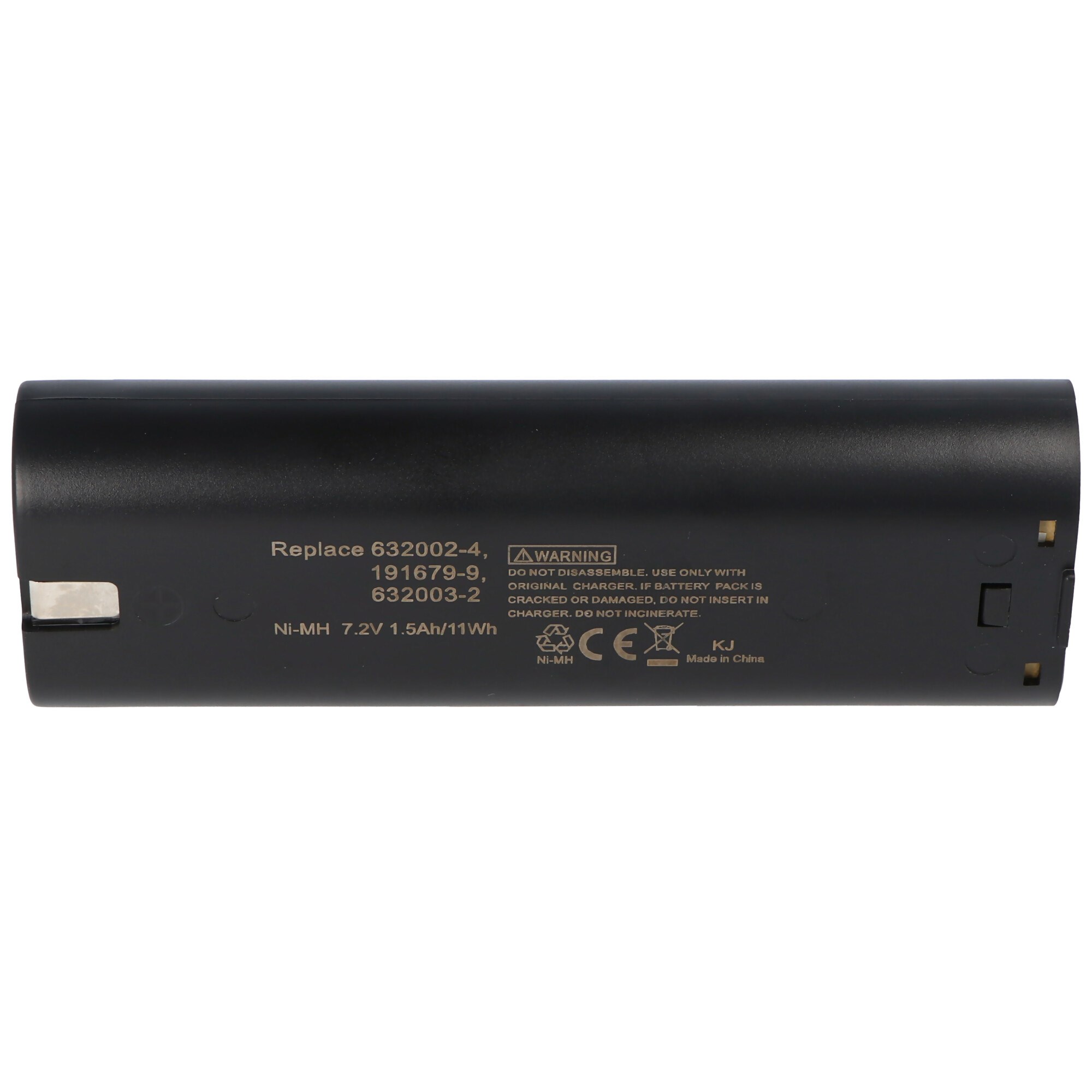 Makita 7000, 7001, 7002, 7033 7.2V, 1.5Ah NiMH için uygun pil