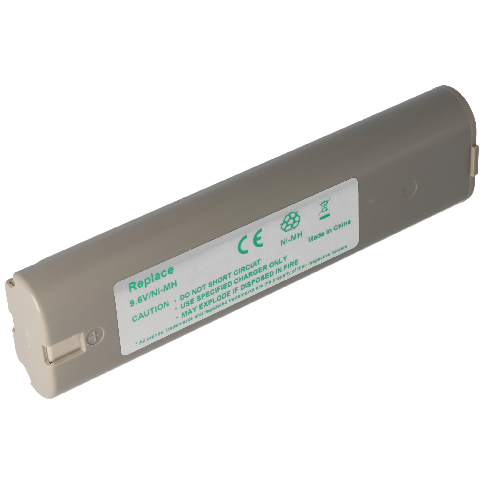 Makita 9000, 9001, 9002, 9600, 9.6 volt 2,0Ah için uygun pil