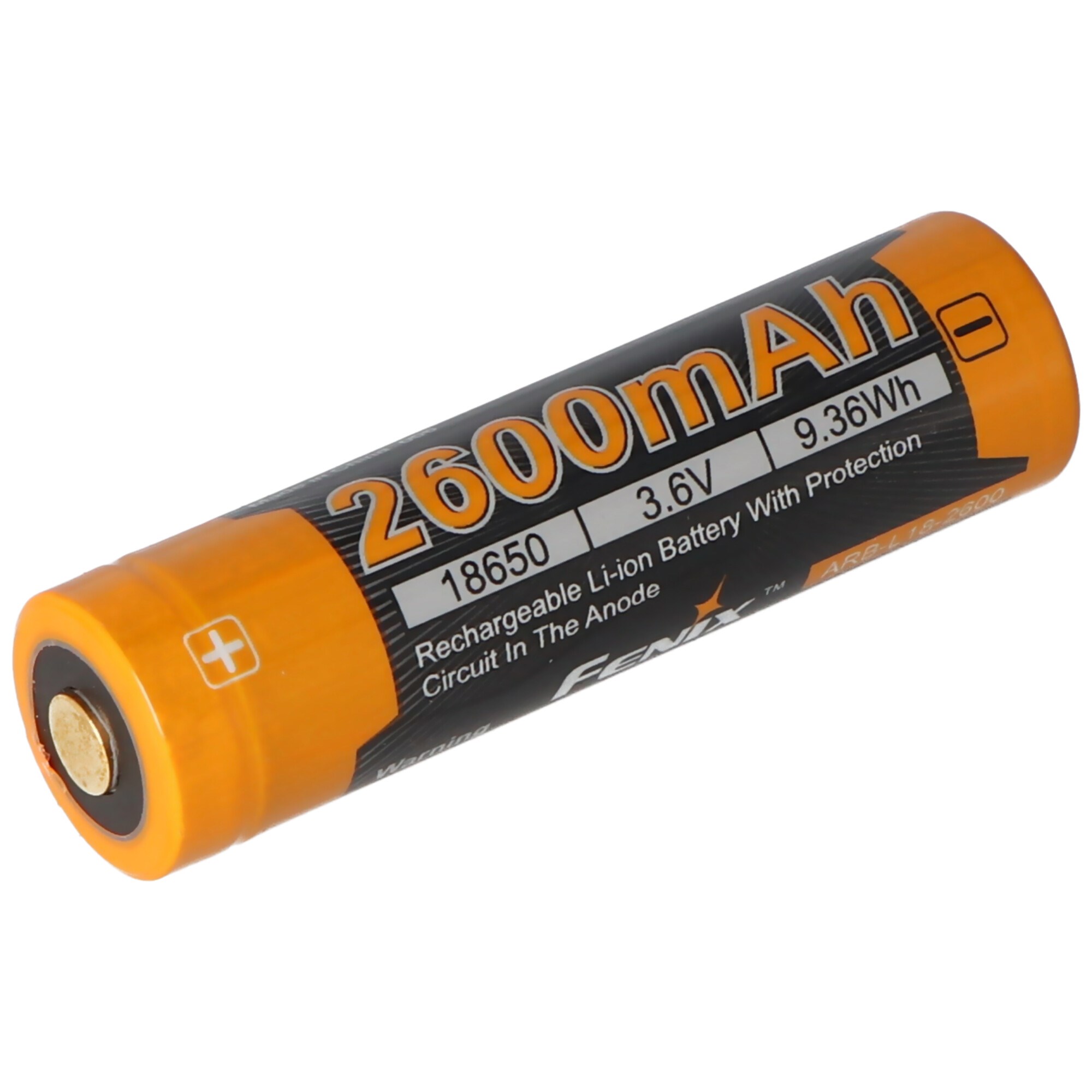 Fenix ARB-L2 18650 Li-ion pil korumalı 2600mAh, yeni sürüm 2016