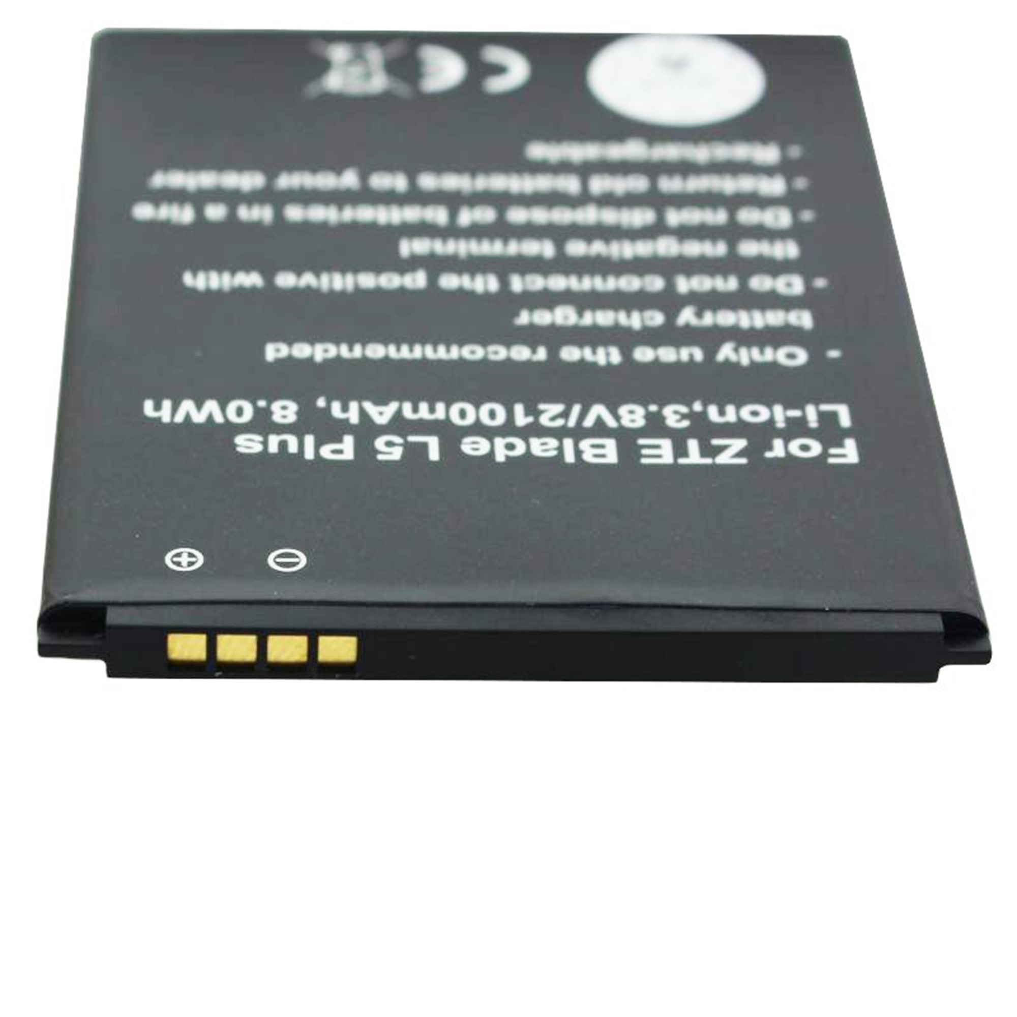 Pil ZTE Blade L5 Plus pil için uygun Li3821T43P3h745741