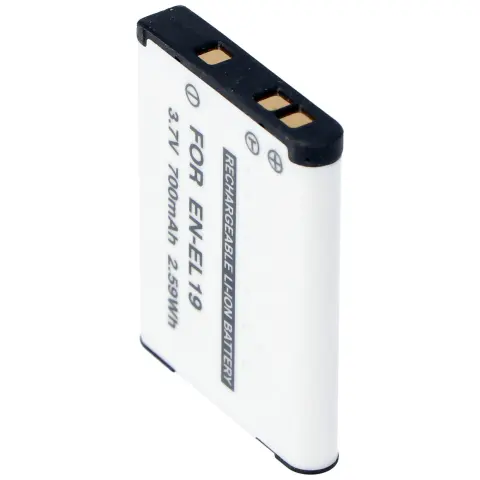 EN-EL19, COOLPIX S2500, S3100, S4100, 700mAh için uygun pil