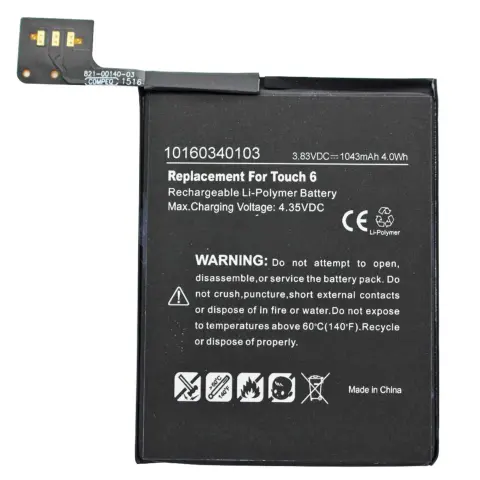 Apple A1574 pil iPod 7.1, iPod Touch 6th, iPod Touch 6. nesil, 020-00425, A1641 için uygun pil