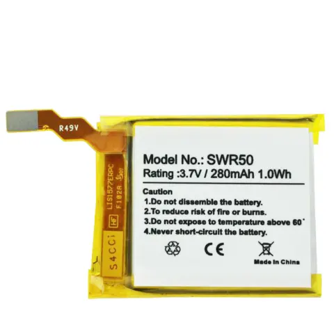 Sony SmartWatch 3, SWR50, Sony GB-S10, GB-S10-353235-0100 lityum polimer pil 3.7 volt 280mAh için uygun pil